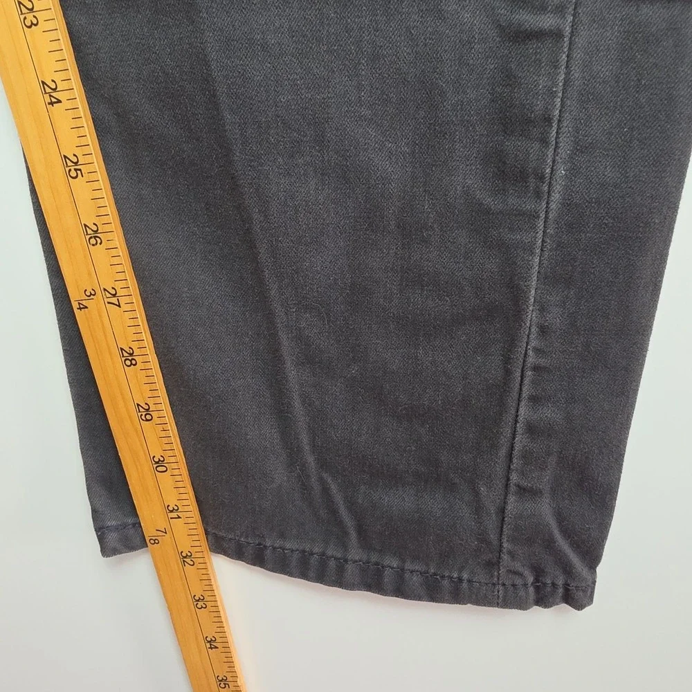 Levi's 505 Jeans Men's Size 36x32 Black Straight Leg Logo